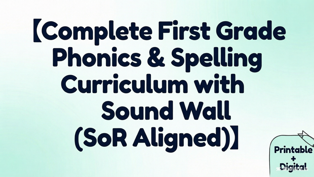 告别随机拼写：我如何用一套系统方案重塑一年级识字课堂