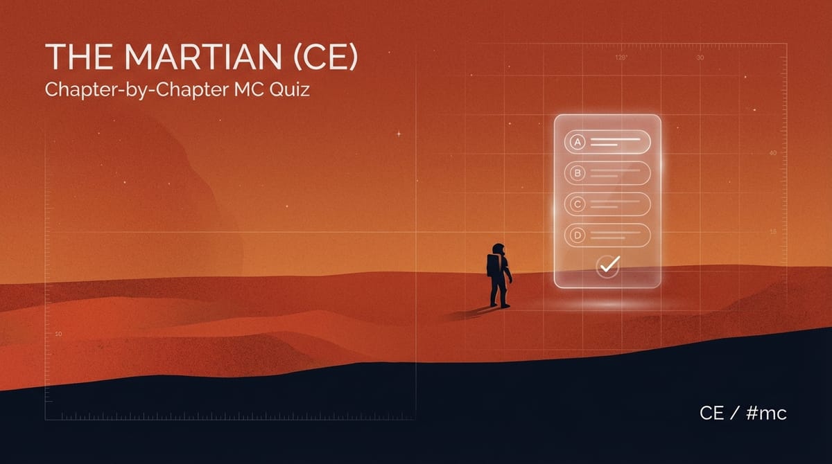 《火星救援》（课堂版）设计的教学评估资源包