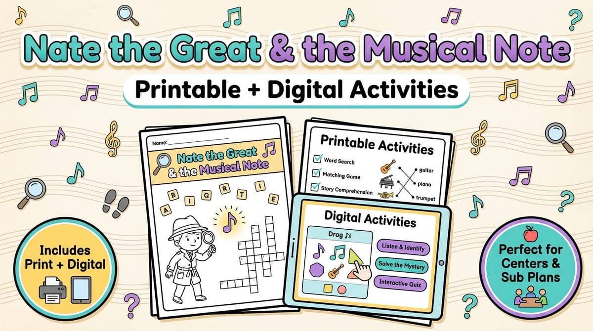 《Nate the Great and the Musical Note》阅读教学配套资源包