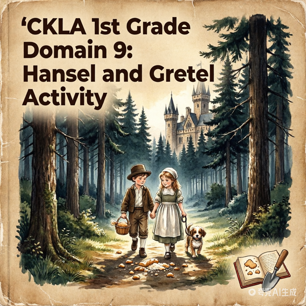 CKLA一年级《汉塞尔与格莱特》配套练习