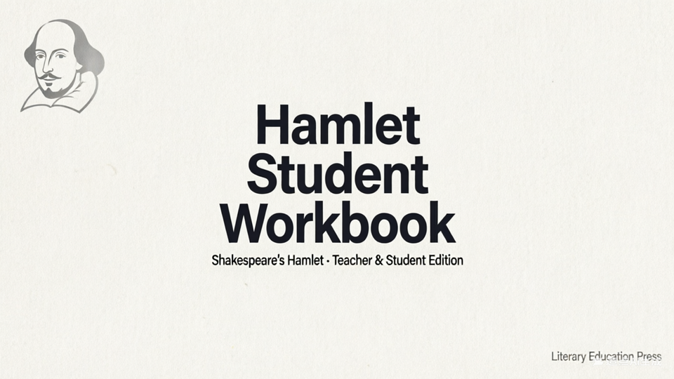 Hamlet Student Workbooks莎士比亚《哈姆雷特》教学练习册