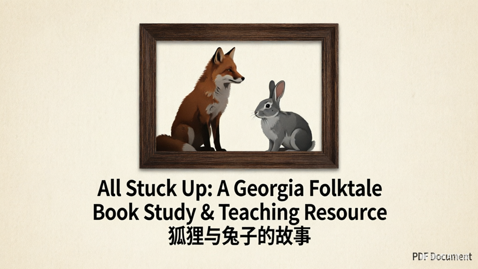 绘本《狐狸和兔子的故事》All Stuck Up BooK Study教学资源练习纸