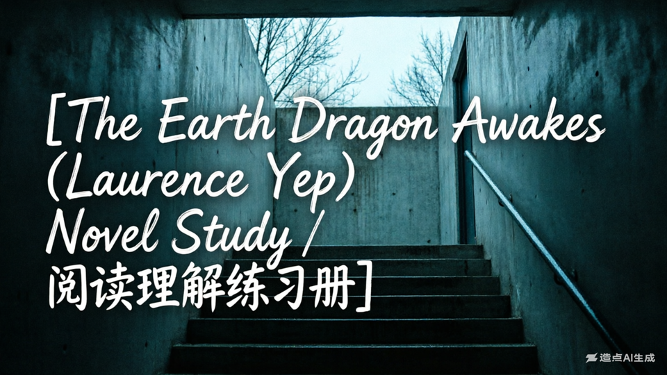 The Earth Dragon Awakes Novel Study《地龙苏醒》阅读理解练习纸