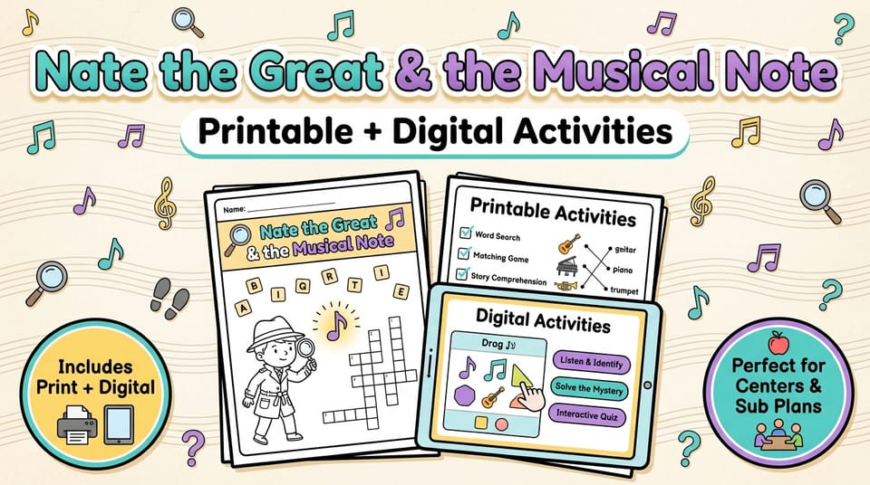 《Nate the Great and the Musical Note》阅读教学配套资源包