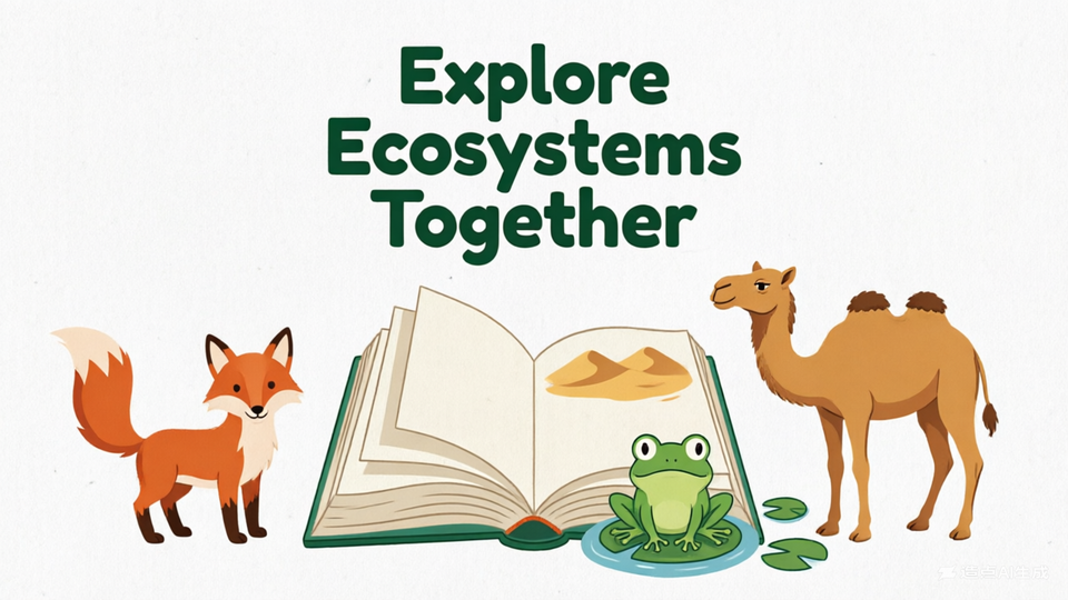 提升小学英语阅读力：三大自然栖息地动物科普练习，助力低年级掌握“文本证据”